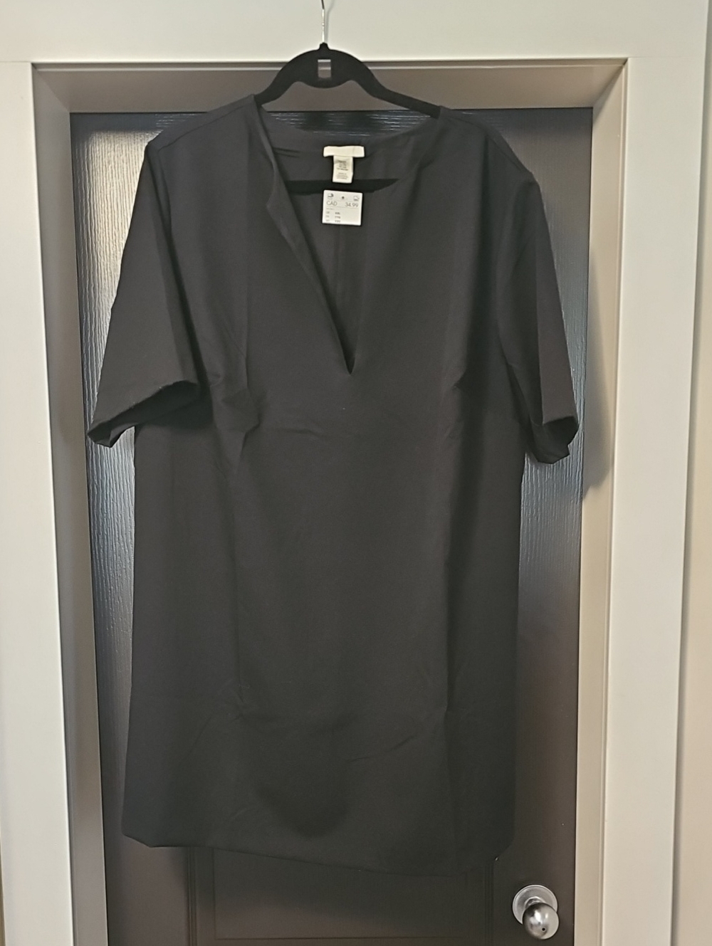 H&M Black Shift Dress